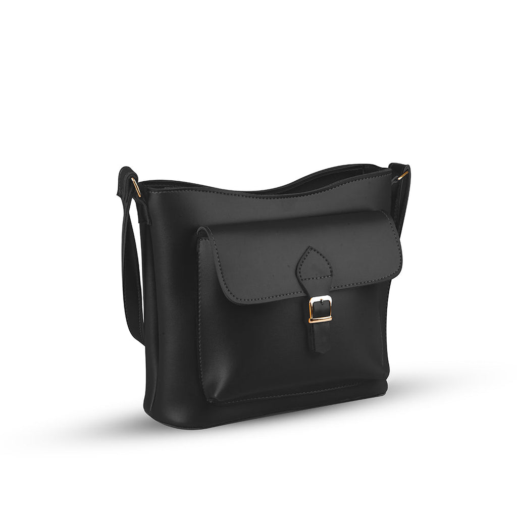 Coco Black women's crossbody bag in black by Bag X