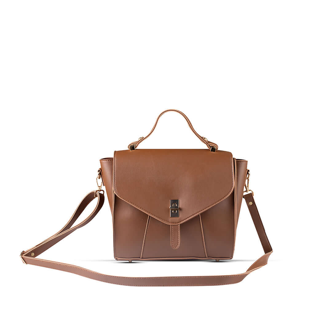 Tilda Brown women's handbag in brown by Bag X