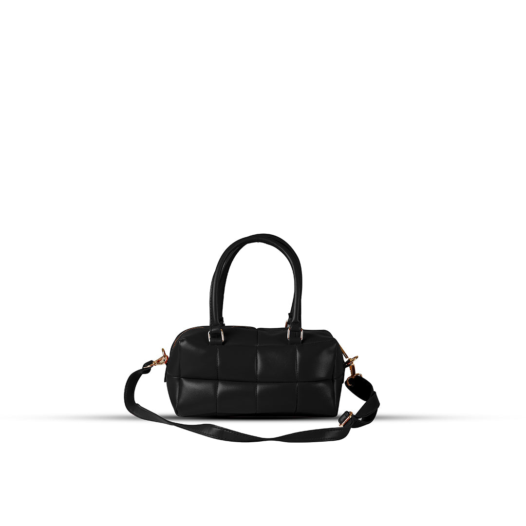 Meg Black women's satchel in black by Bag X