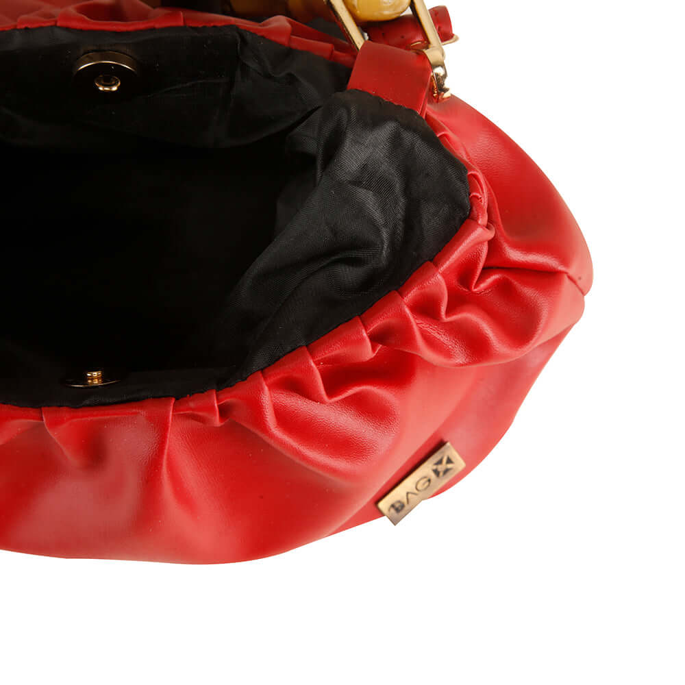Rose Red - Leftover women's handbag in red by Bag X