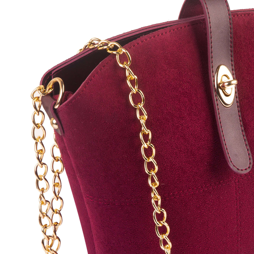 BUCKET SUEDE MAROON - Bag X