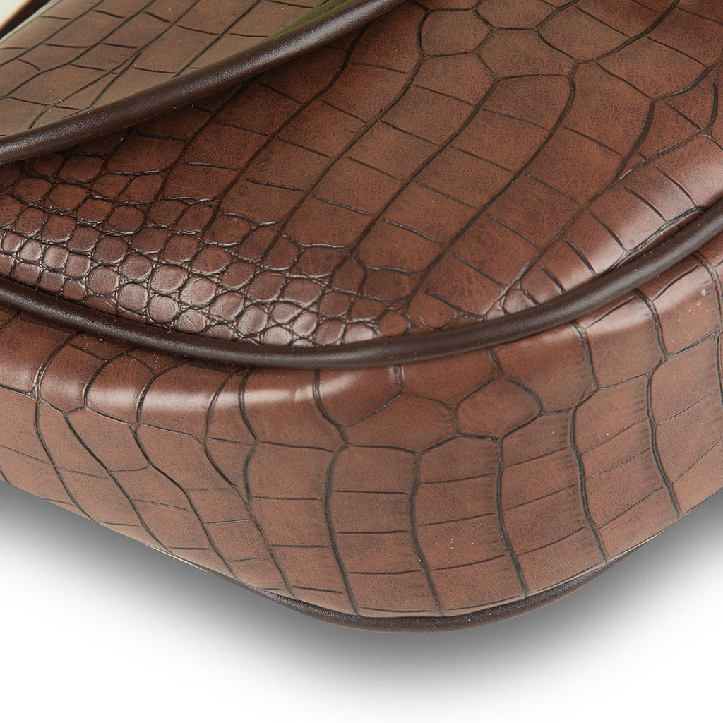 IMPERIAL CROCODILE BROWN