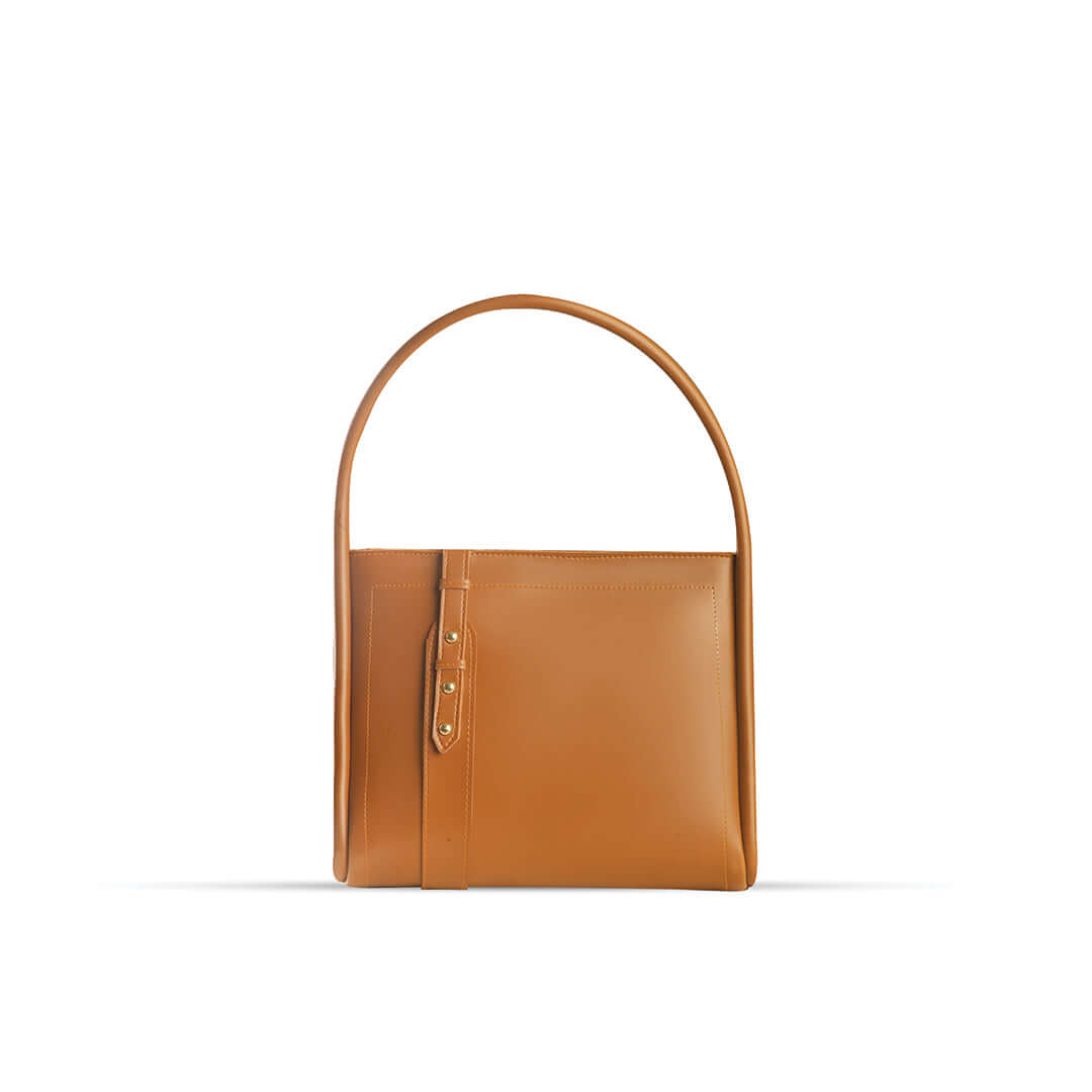 Ginger Brown women's shoulder bag in brown by Bag X