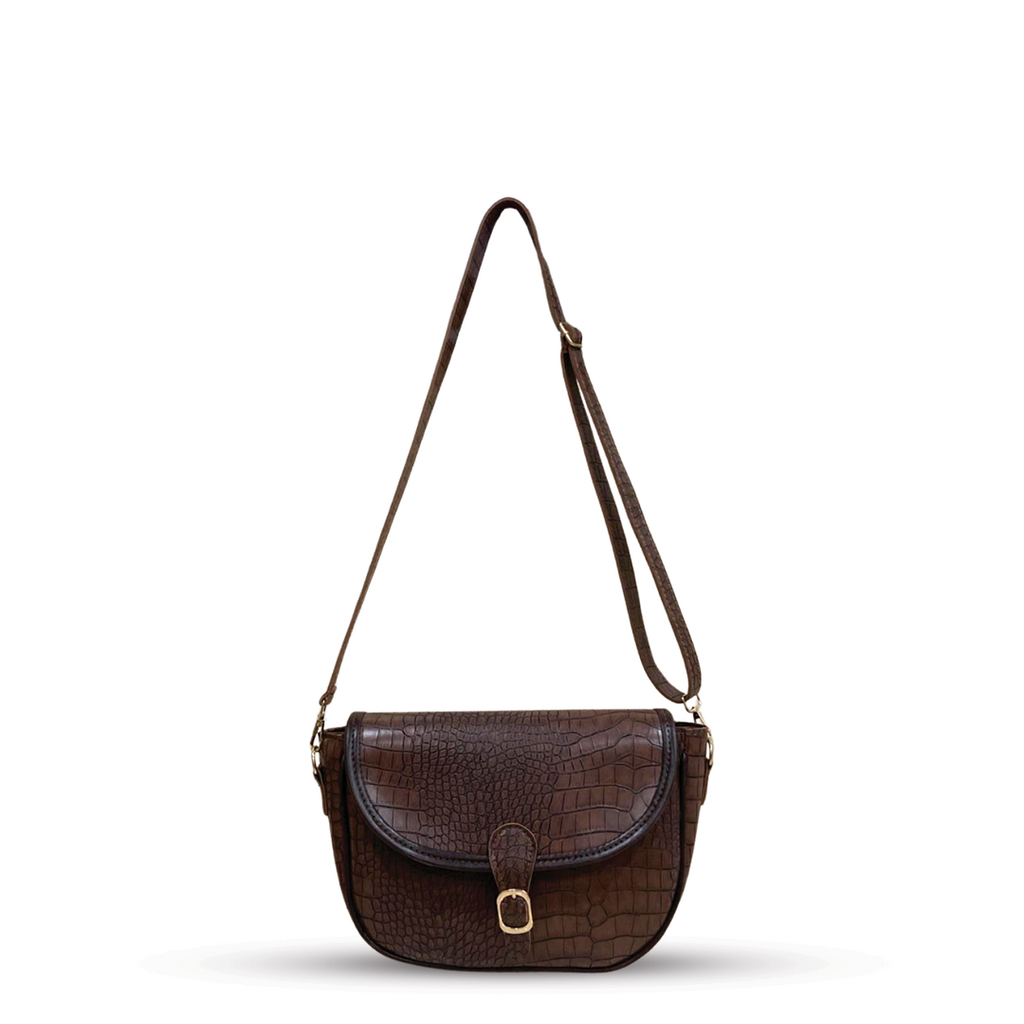 IMPERIAL CROCODILE BROWN