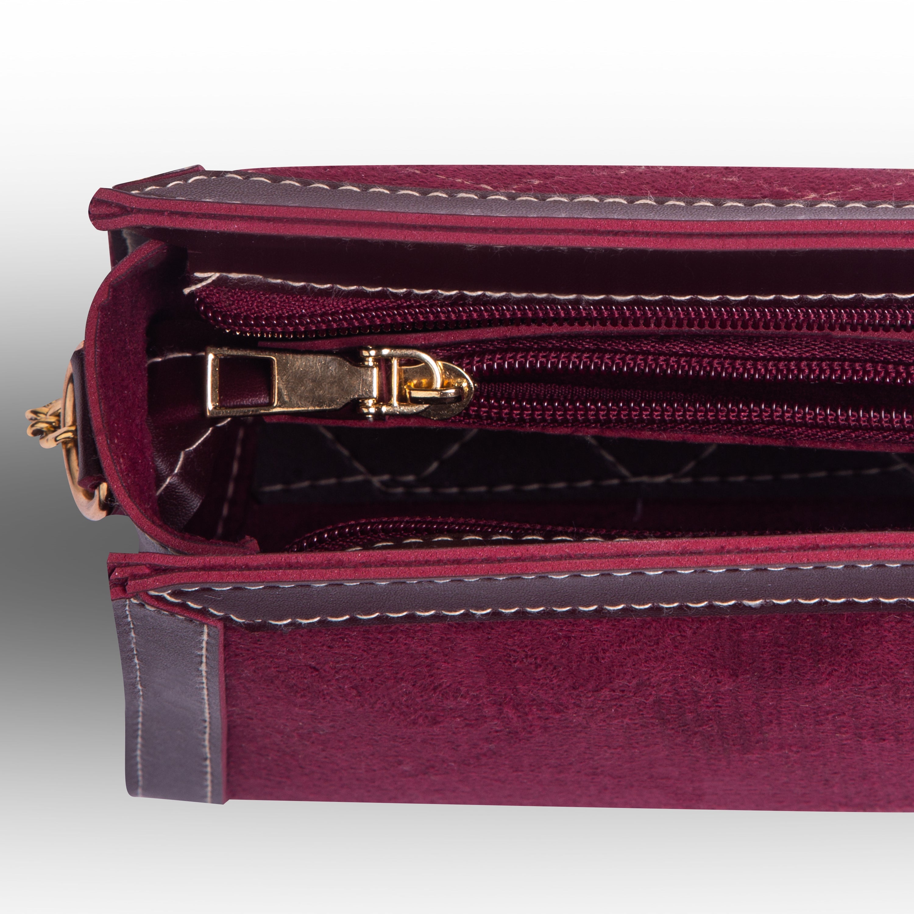 Sonic Maroon women's crossbody bag in maroon by Bag X