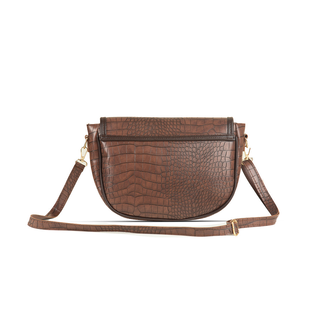 IMPERIAL CROCODILE BROWN