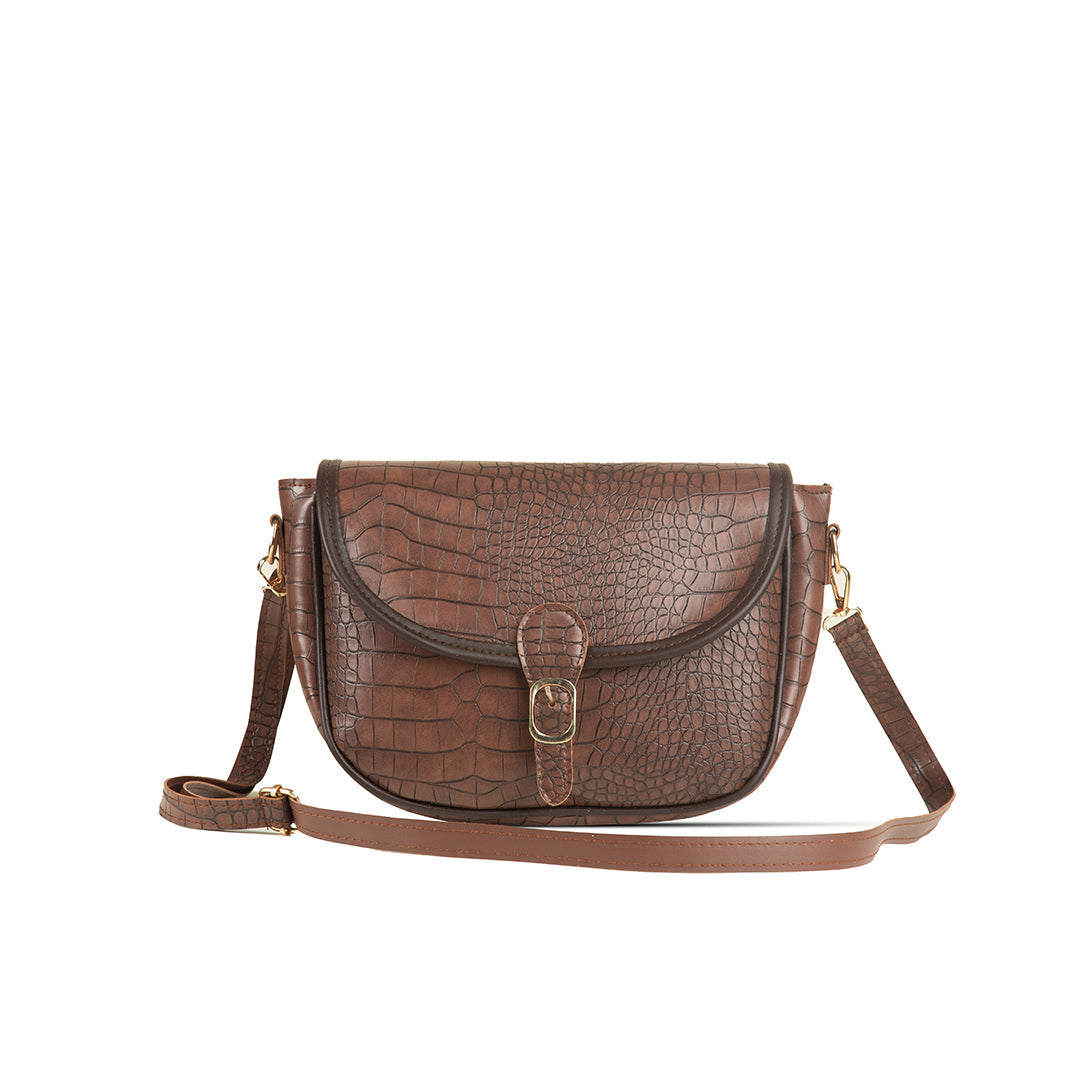 IMPERIAL CROCODILE BROWN