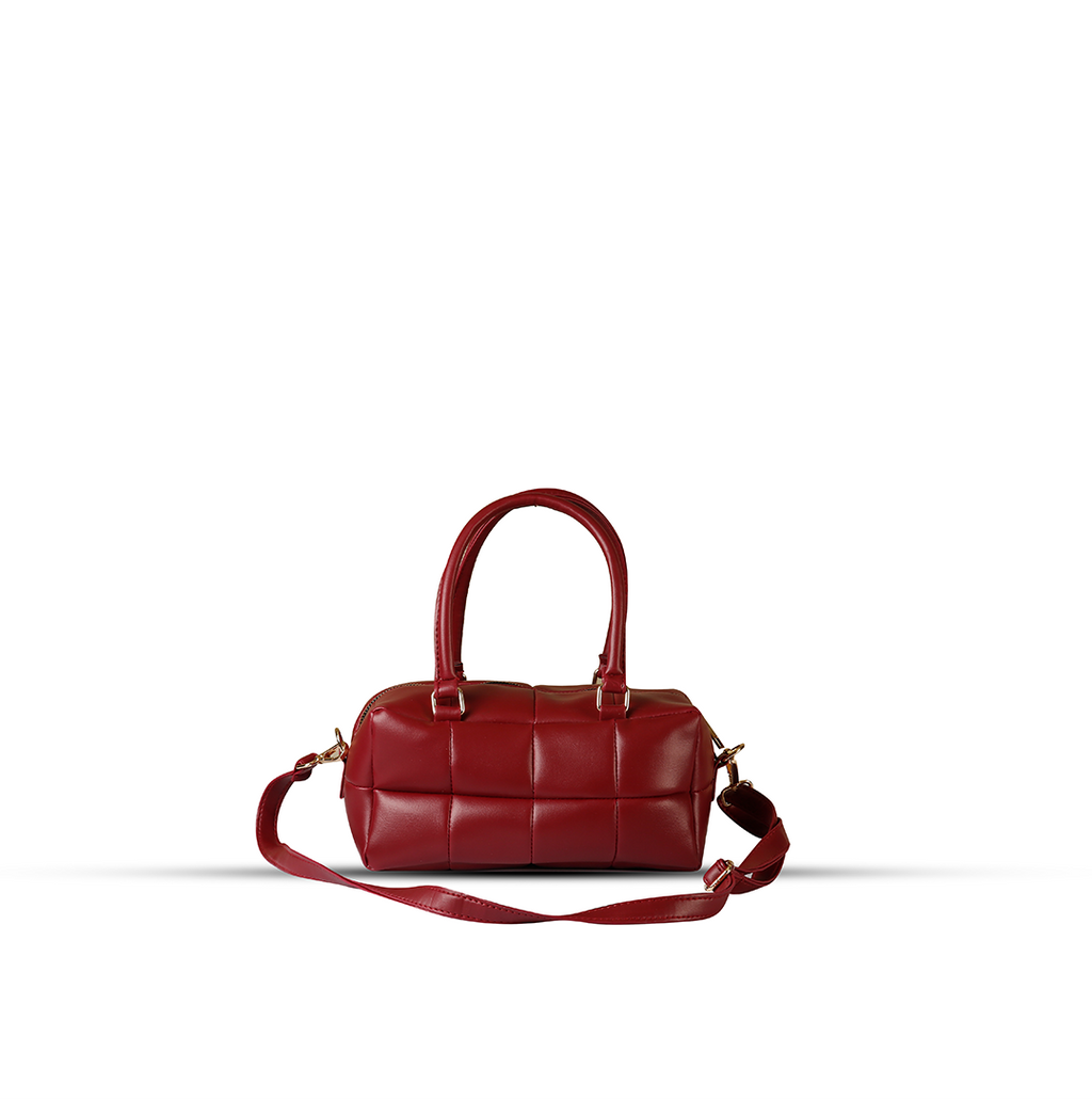Meg Maroon women's satchel in maroon by Bag X