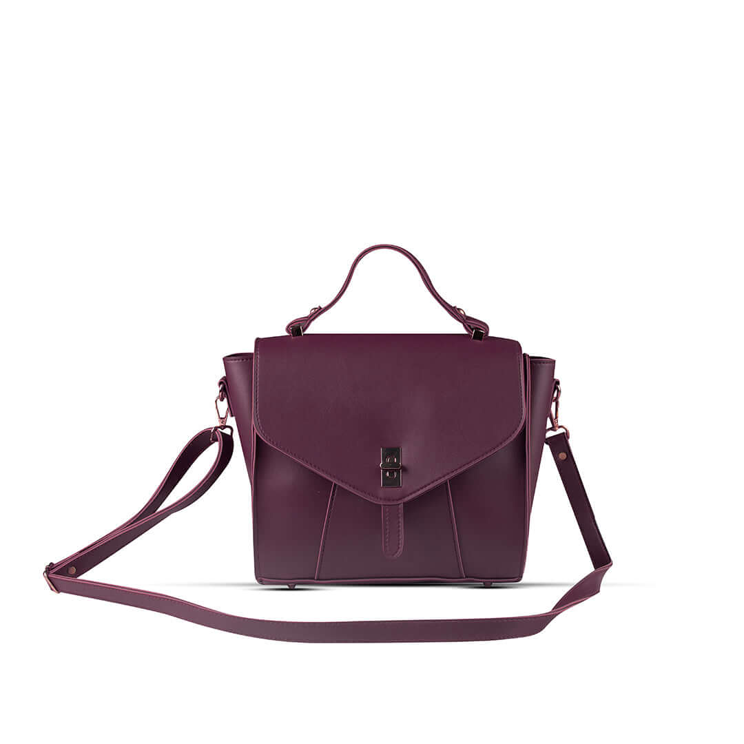 Tilda Maroon women's handbag in maroon by Bag X