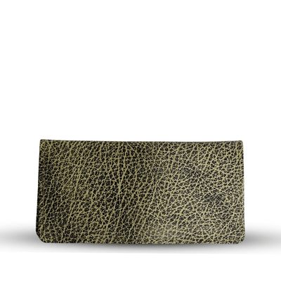 Leather Long Wallet Marble