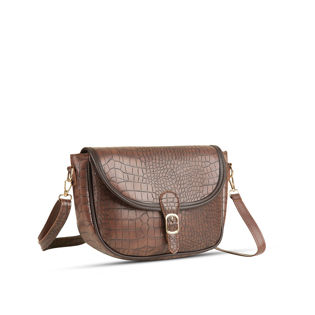 IMPERIAL CROCODILE BROWN