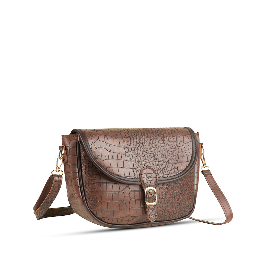 IMPERIAL CROCODILE BROWN