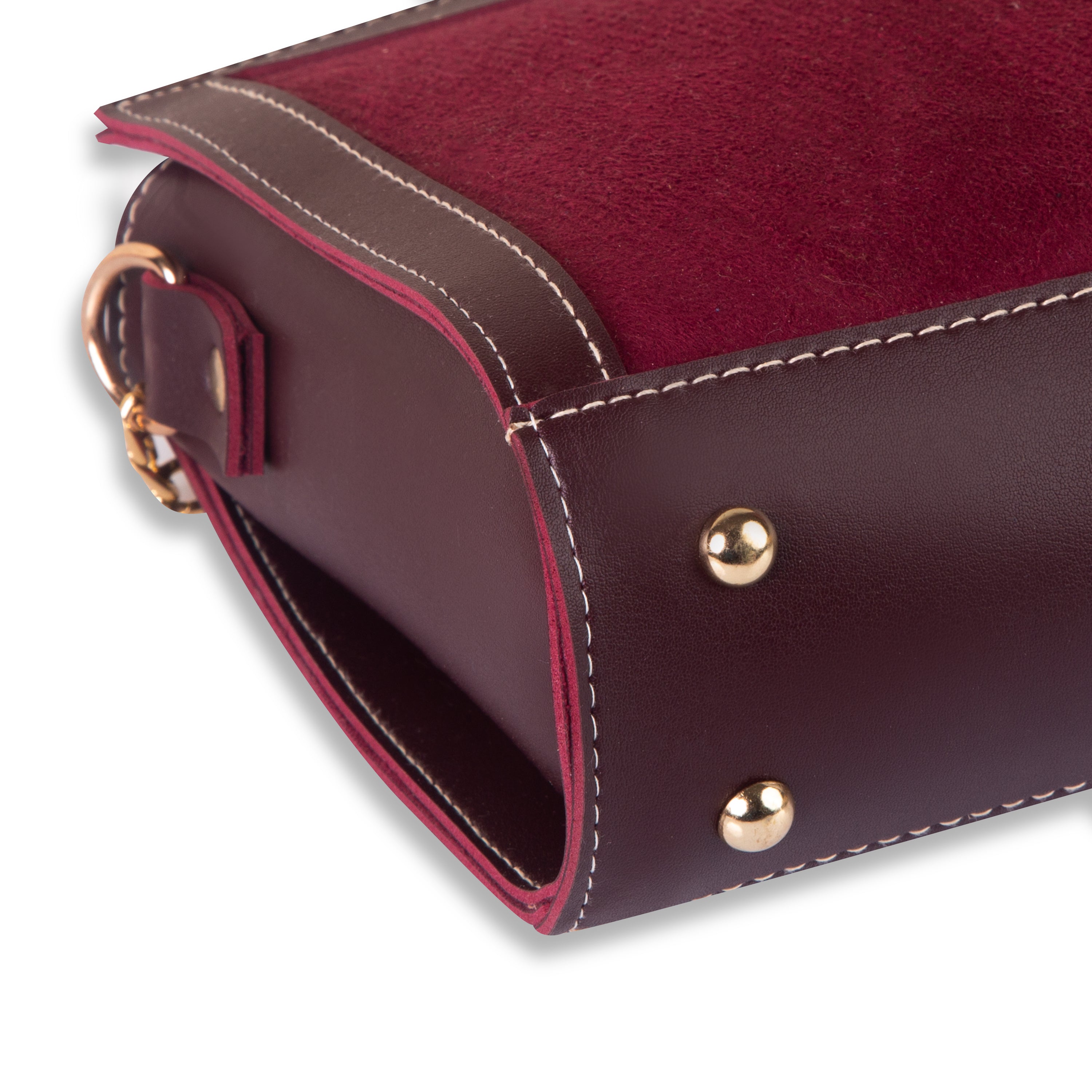 Sonic Maroon women's crossbody bag in maroon by Bag X