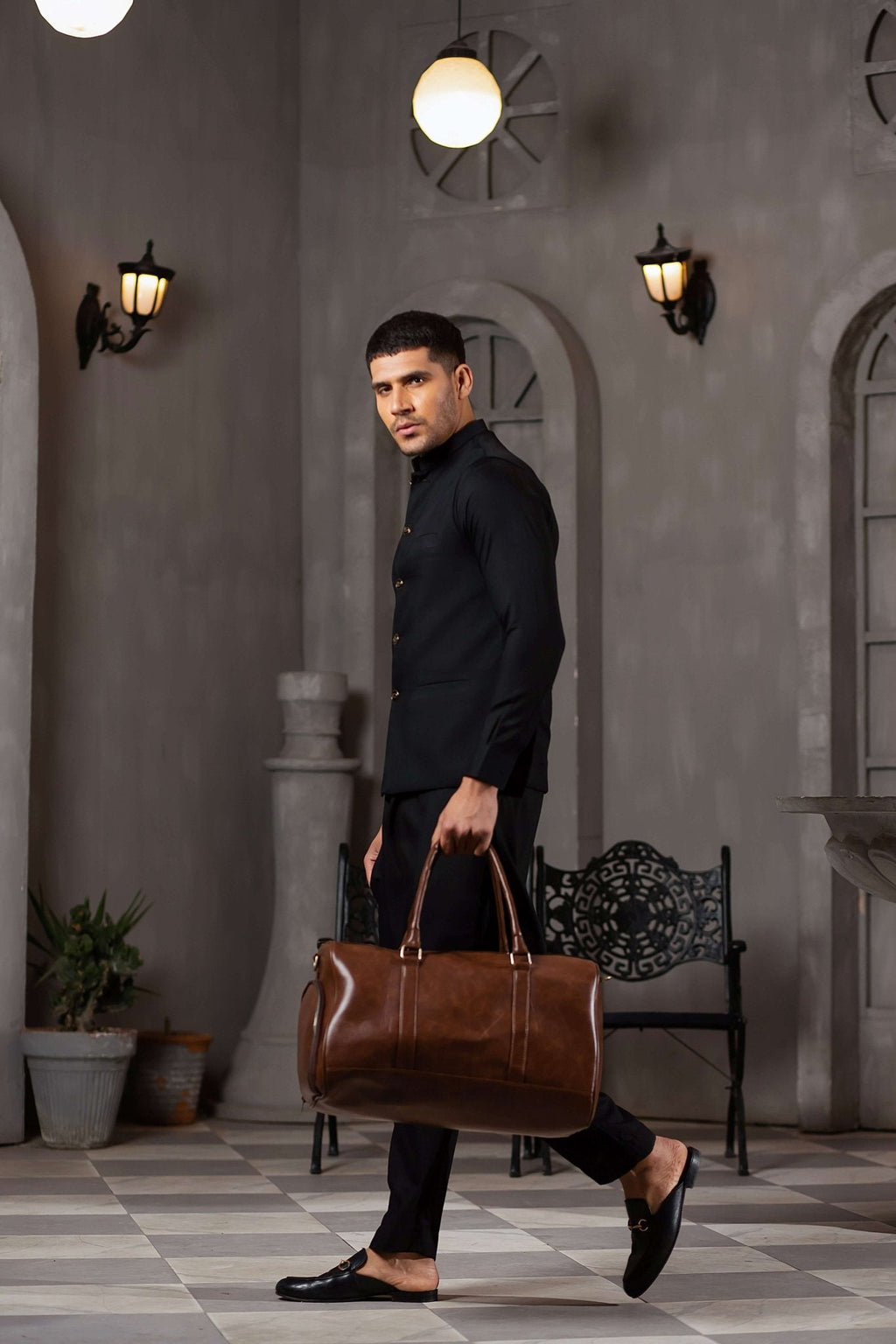 BERLIN DUFFEL BROWN - Bag X