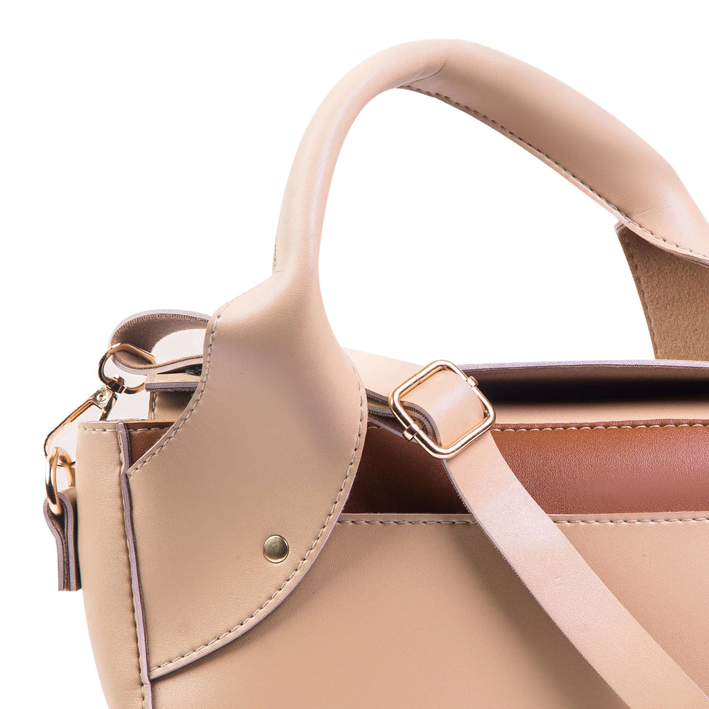 TWISTED HANDLE BEIGE - Bag X
