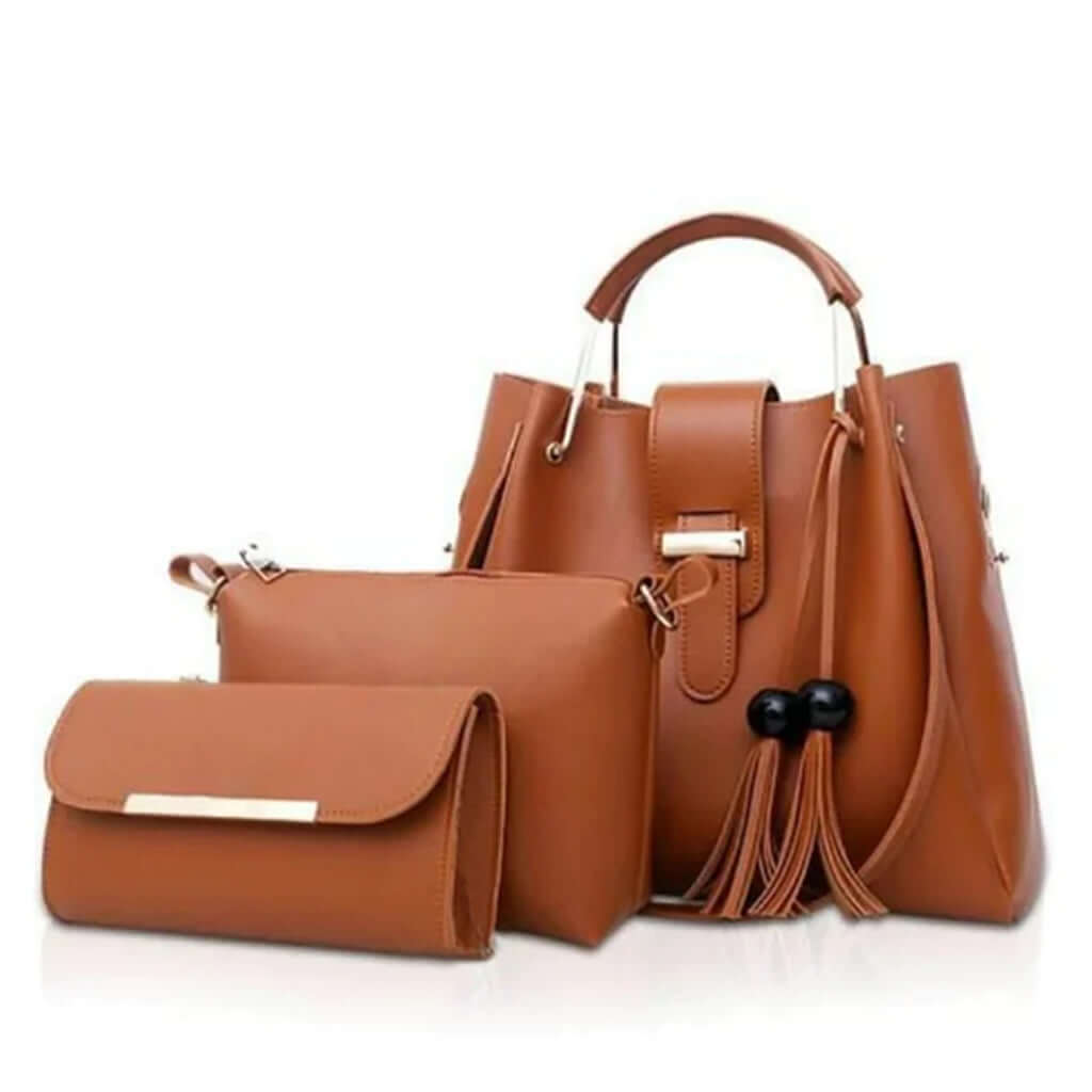 ALEXA 3 PCS BROWN - Bag X