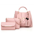 Alexa 3 Pcs Pink women's crossbody bag in pink by Bag X
