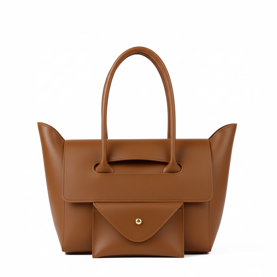 Amara Brown women's wallet & clutch in brown by Bag X