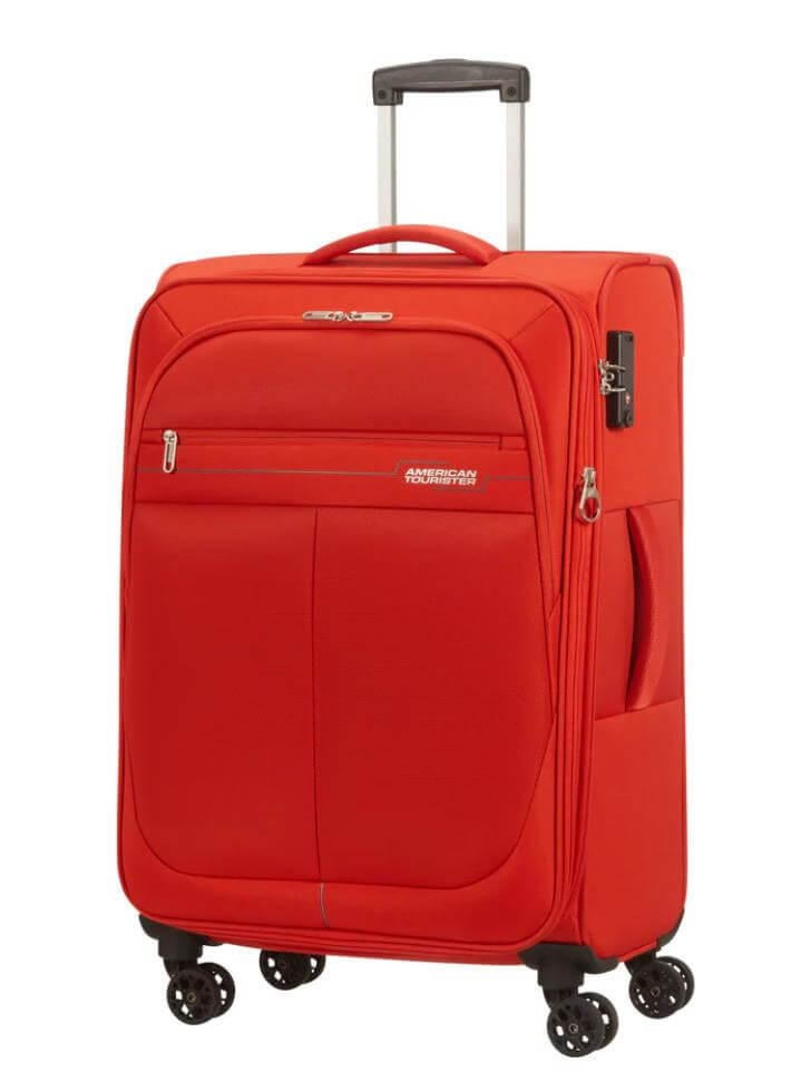 American Tourister Deep Dive - Set of 3 Expandable Red - Bag X