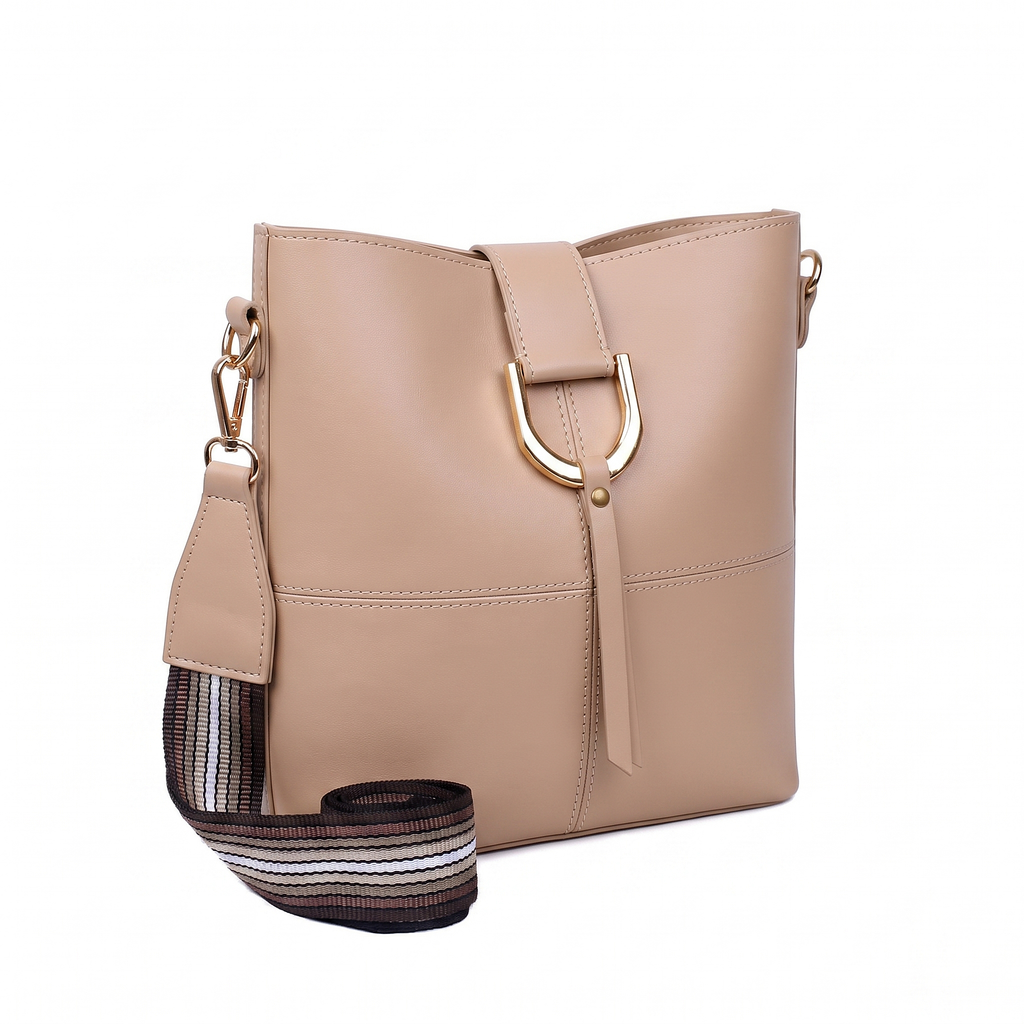 Bob Beige women's crossbody bag in beige by Bag X