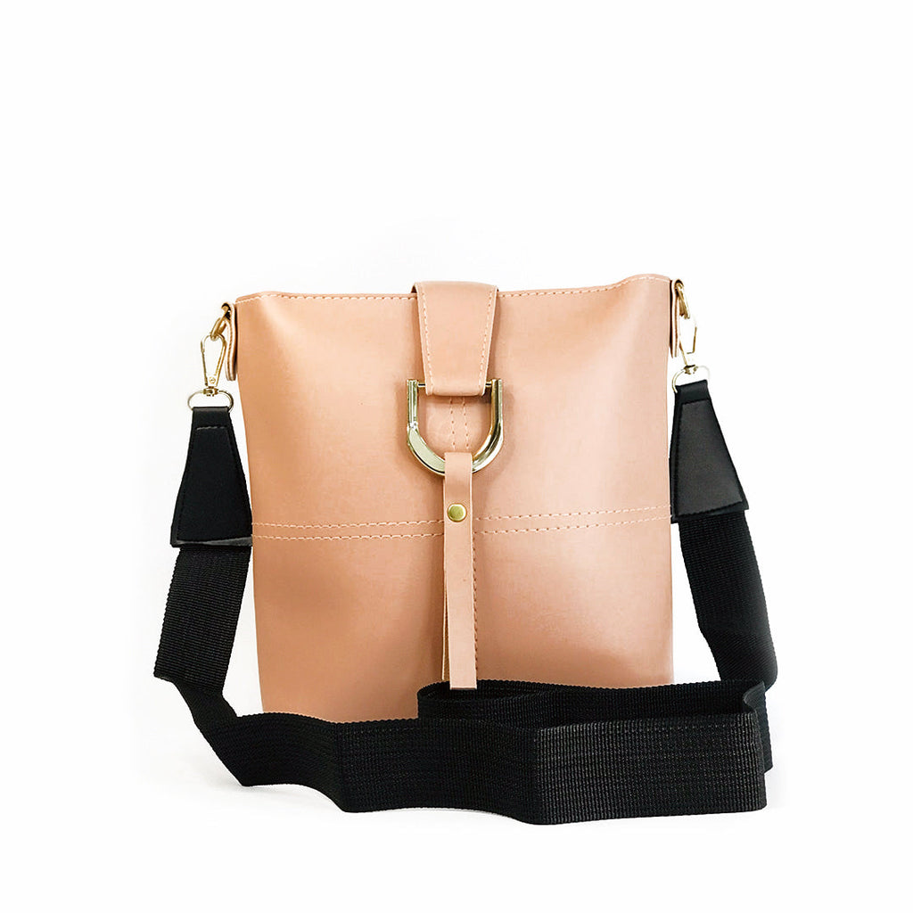 Bob Pink women's crossbody bag in pink by Bag X