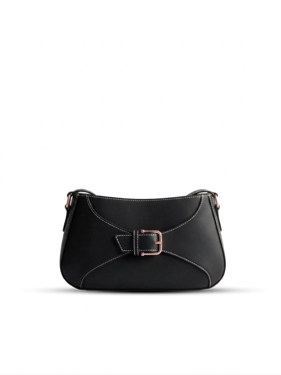 April Black women's crossbody bag in black by Bag X