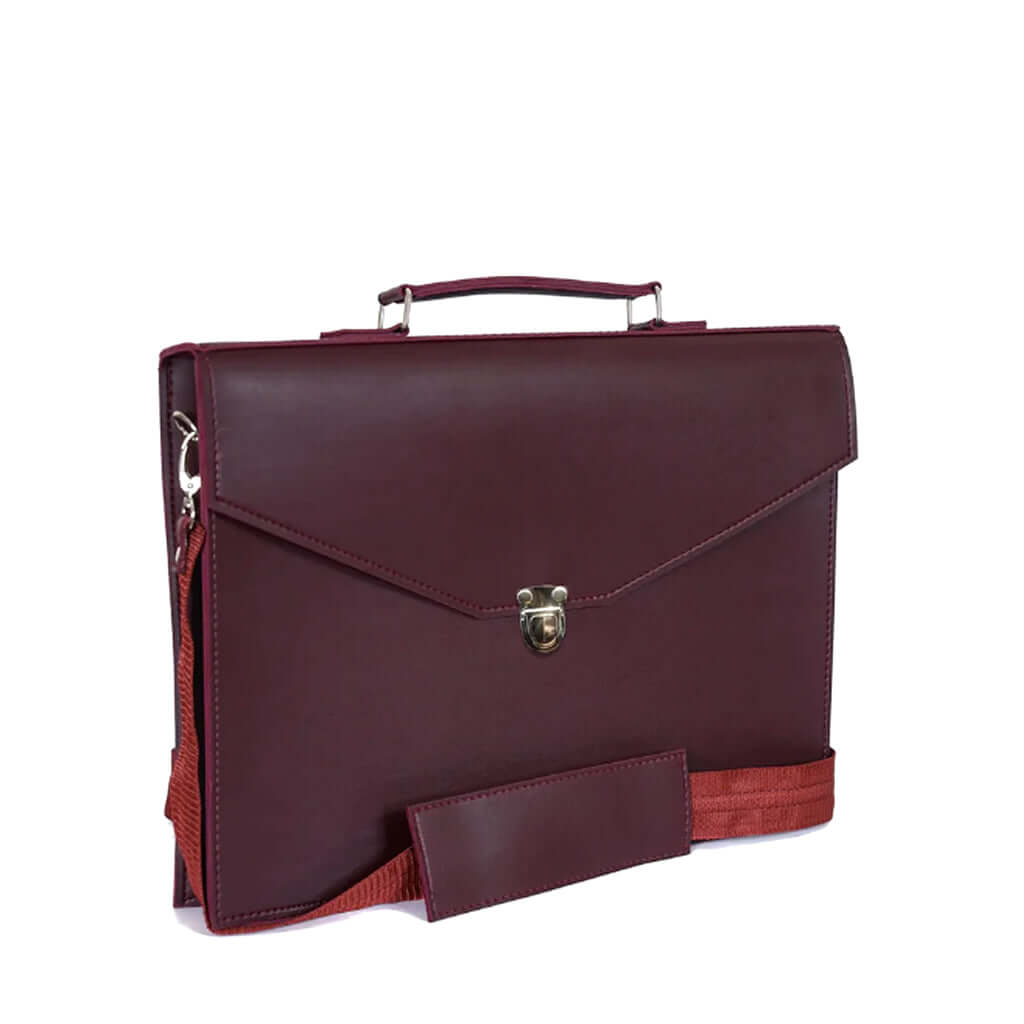 Brooks Maroon women's laptop & office bag in maroon by Bag X