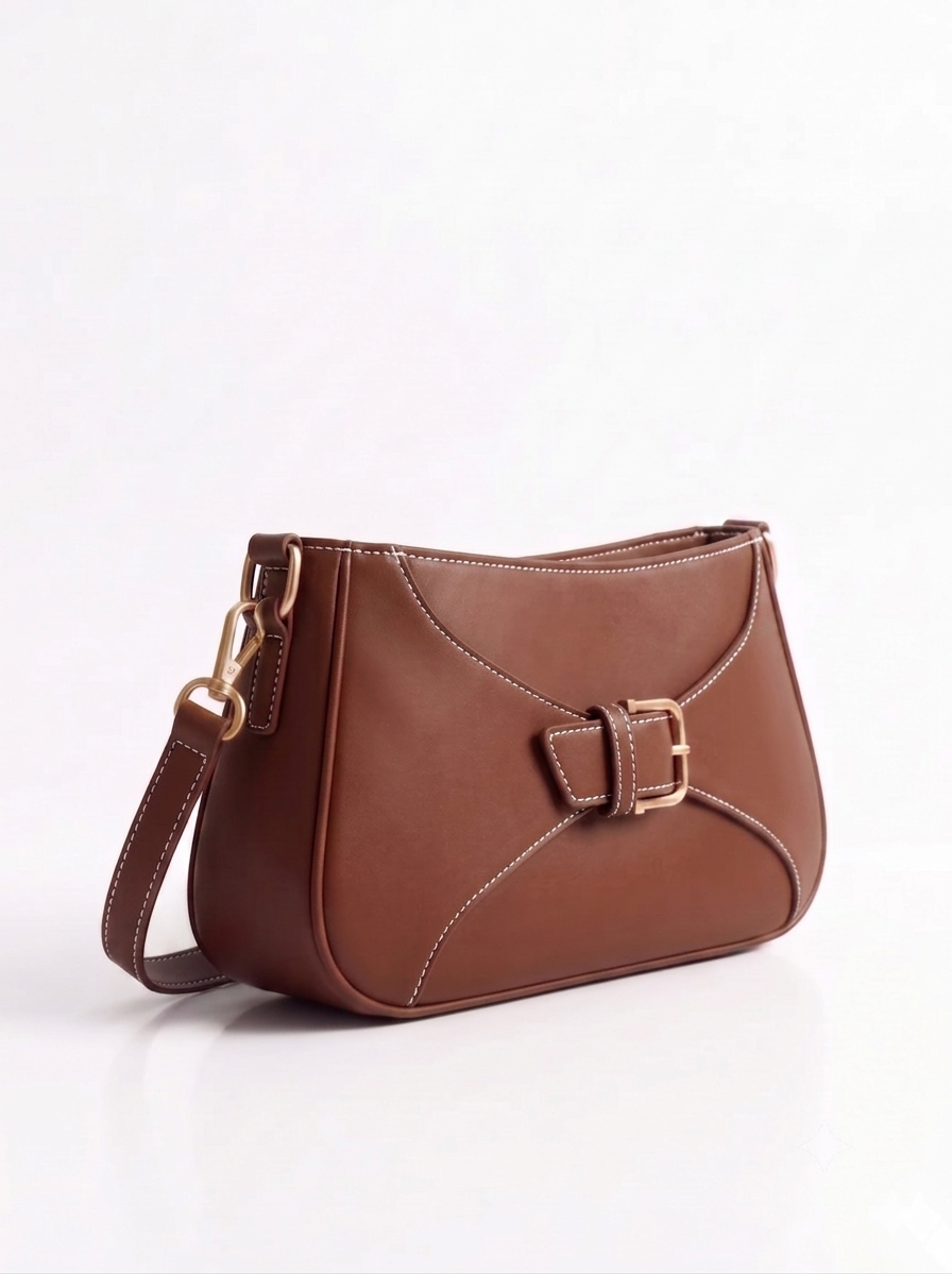 April Brown women's crossbody bag in brown by Bag X