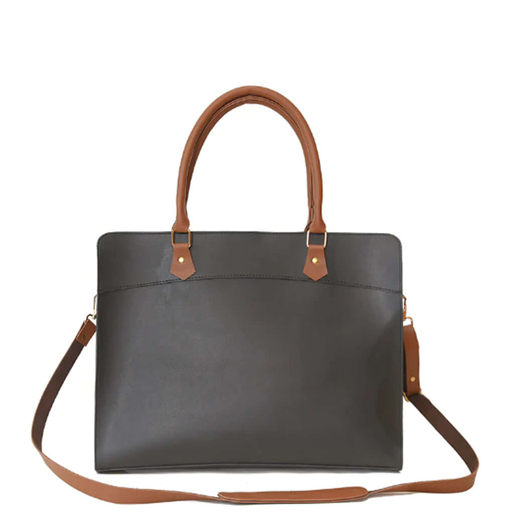 Craze Black women's laptop & office bag in black by Bag X