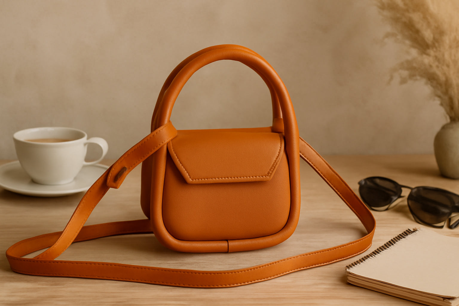 Nemo Brown - Leftover women's crossbody bag in brown by Bag X