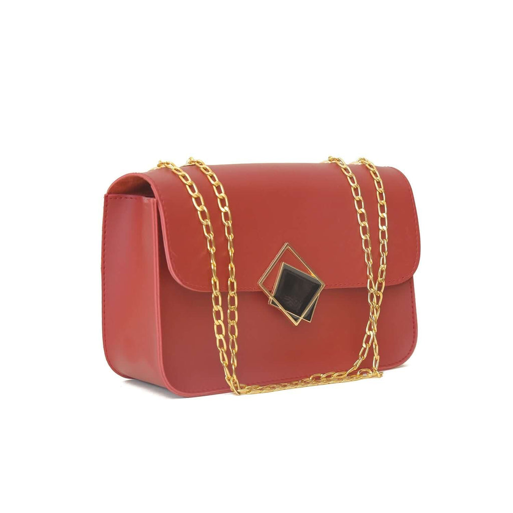 Vivo Red - Leftover women's shoulder bag in red by Bag X