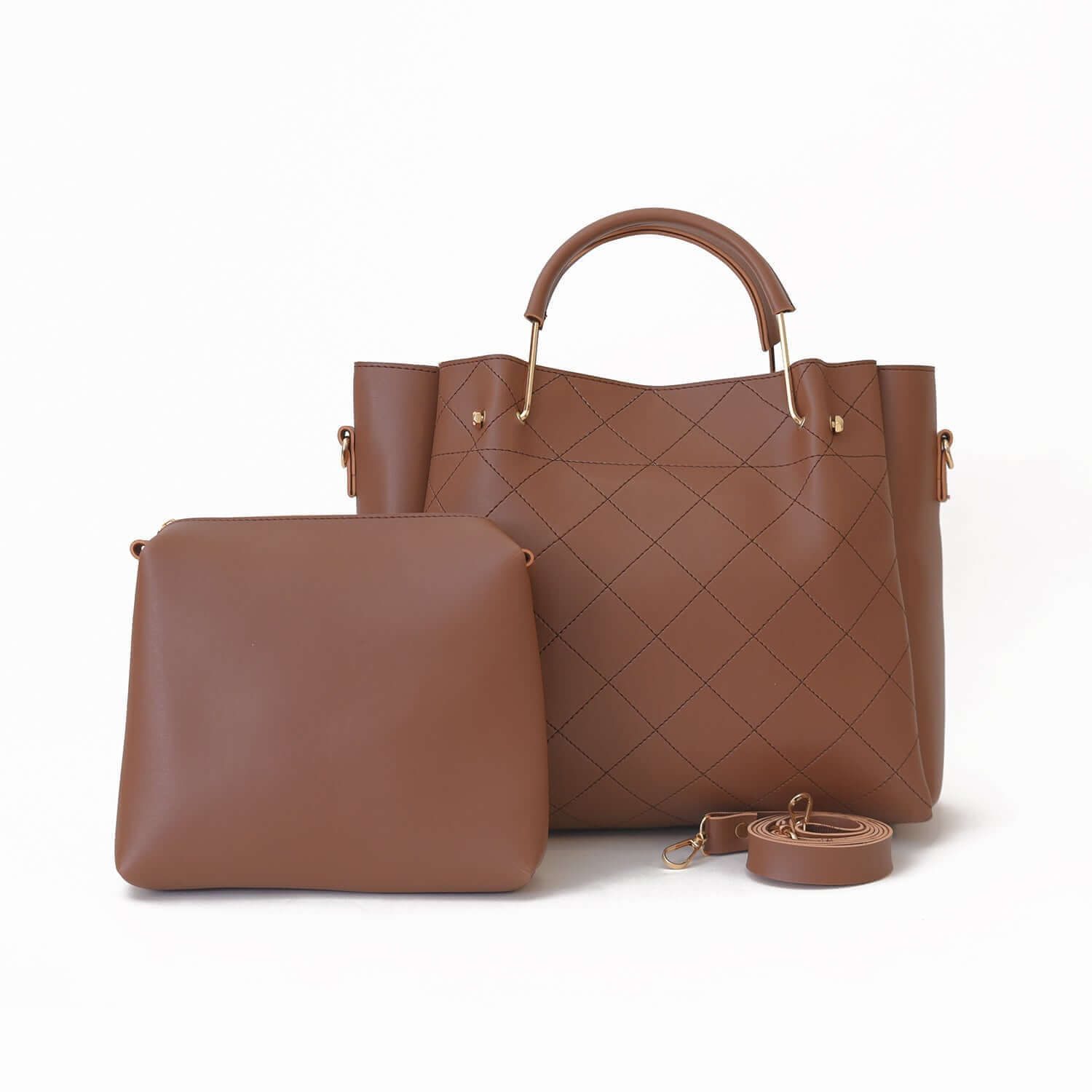 Berry Brown - Leftover women's handbag in brown by Bag X