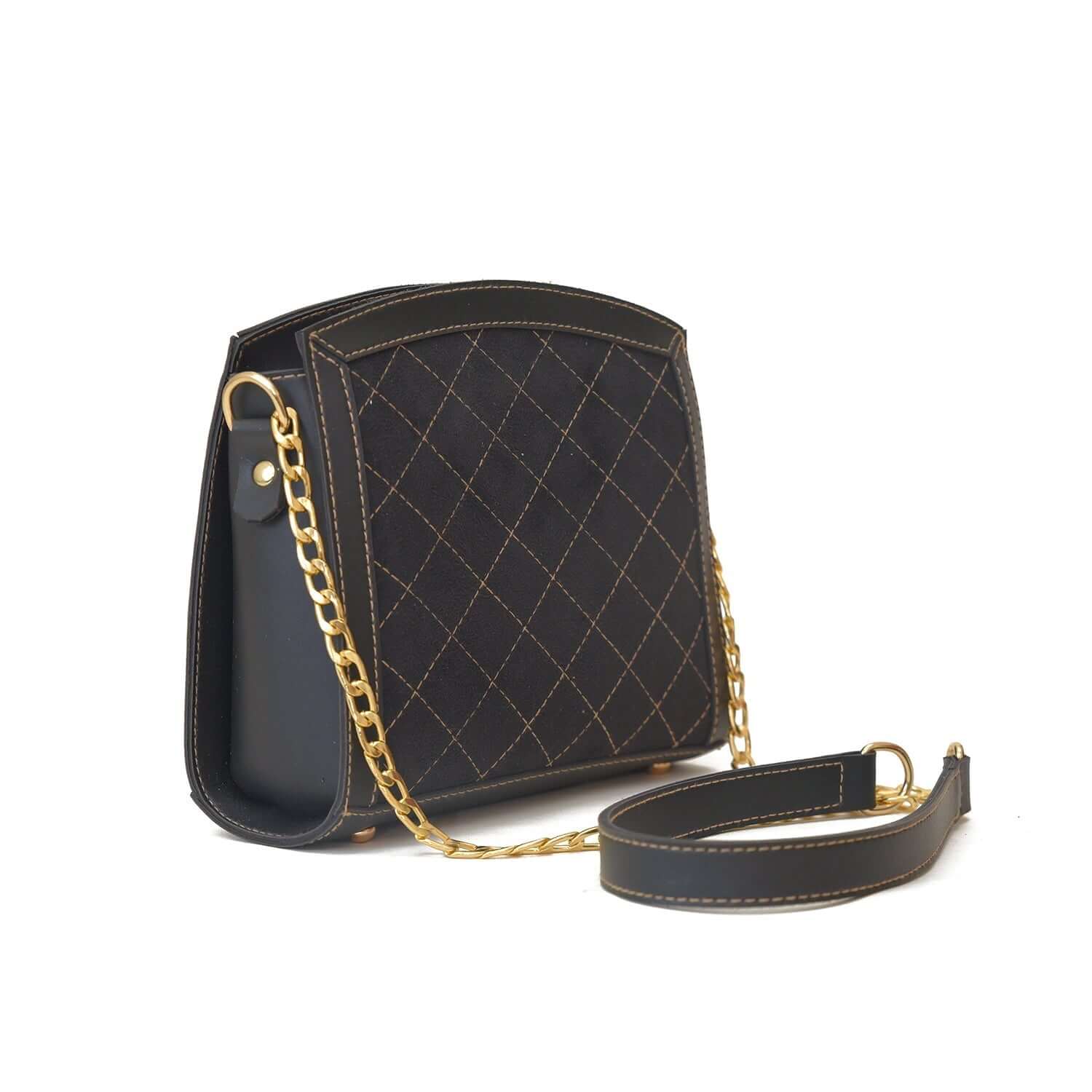 Sonic Black women's crossbody bag in black by Bag X