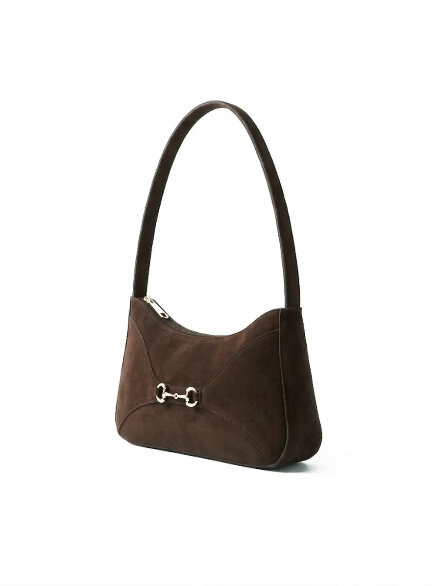 Derby Brown women's shoulder bag in brown by Bag X