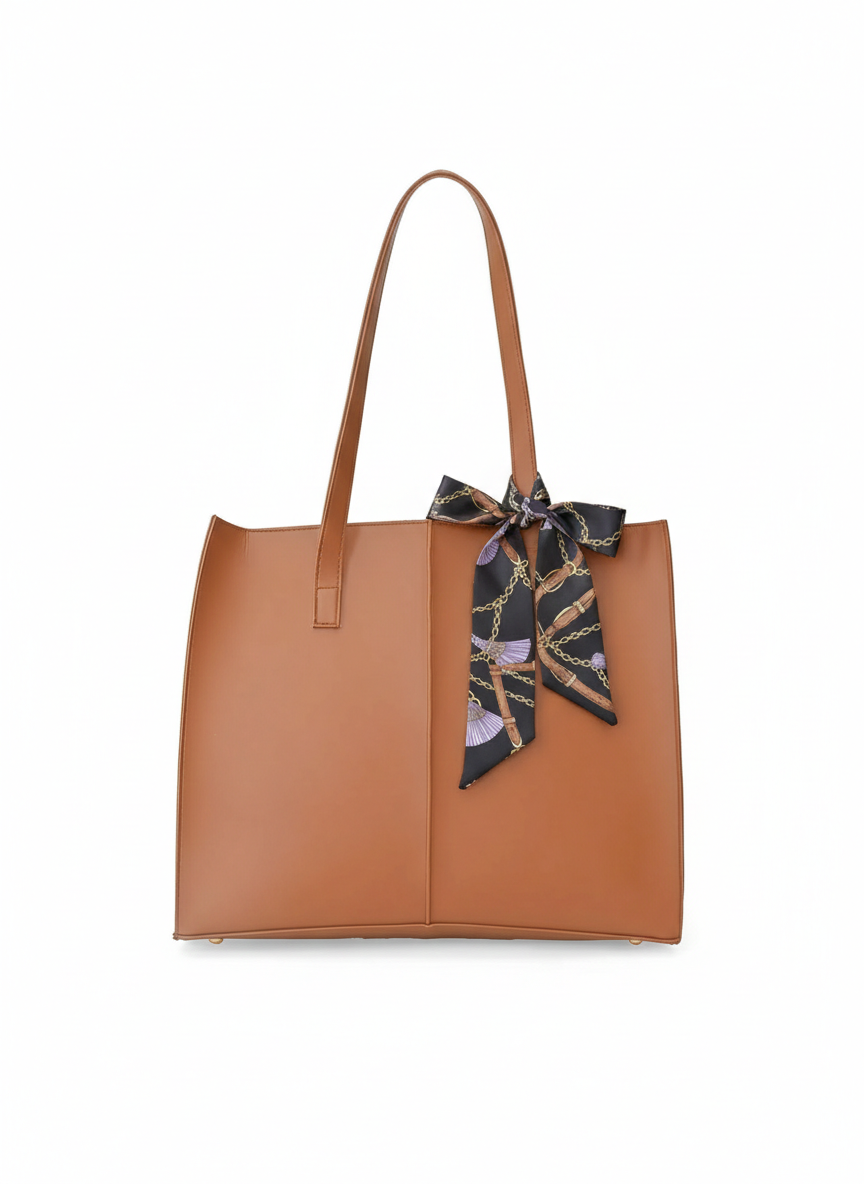 Printed Tie women's handbag in classic by Bag X