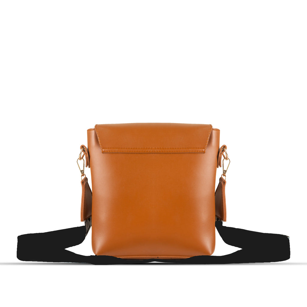Quest Brown women's crossbody bag in brown by Bag X