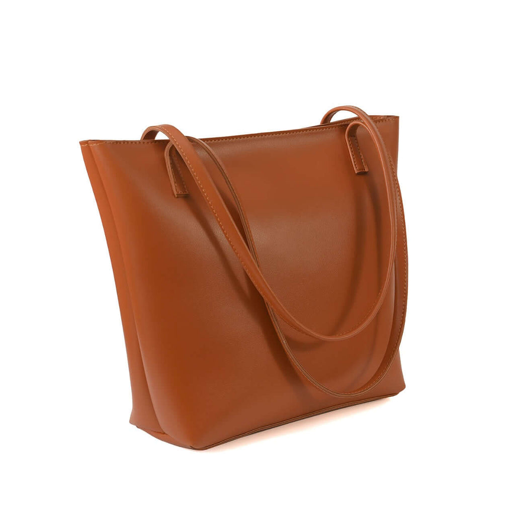 Infinity Brown - Leftover women's tote bag in brown by Bag X