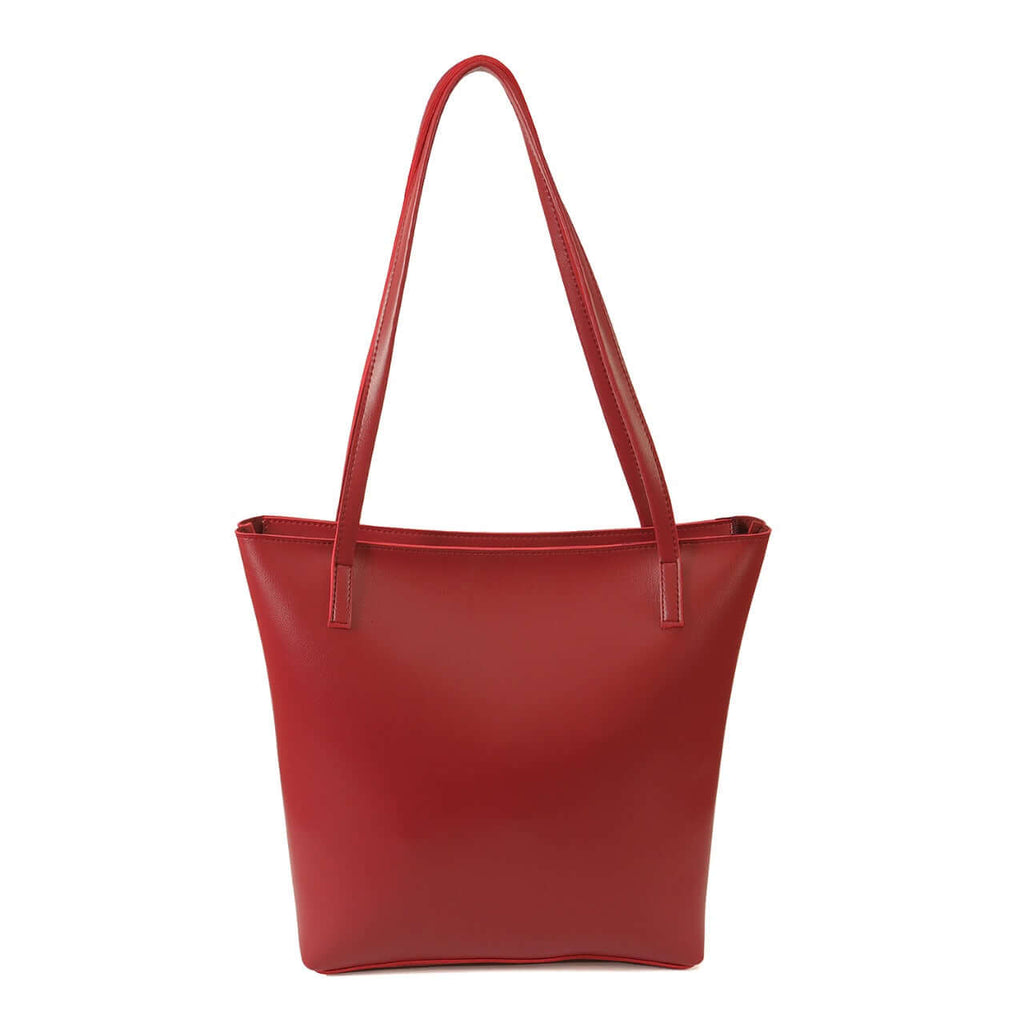 Infinity Maroon - Leftover women's tote bag in maroon by Bag X