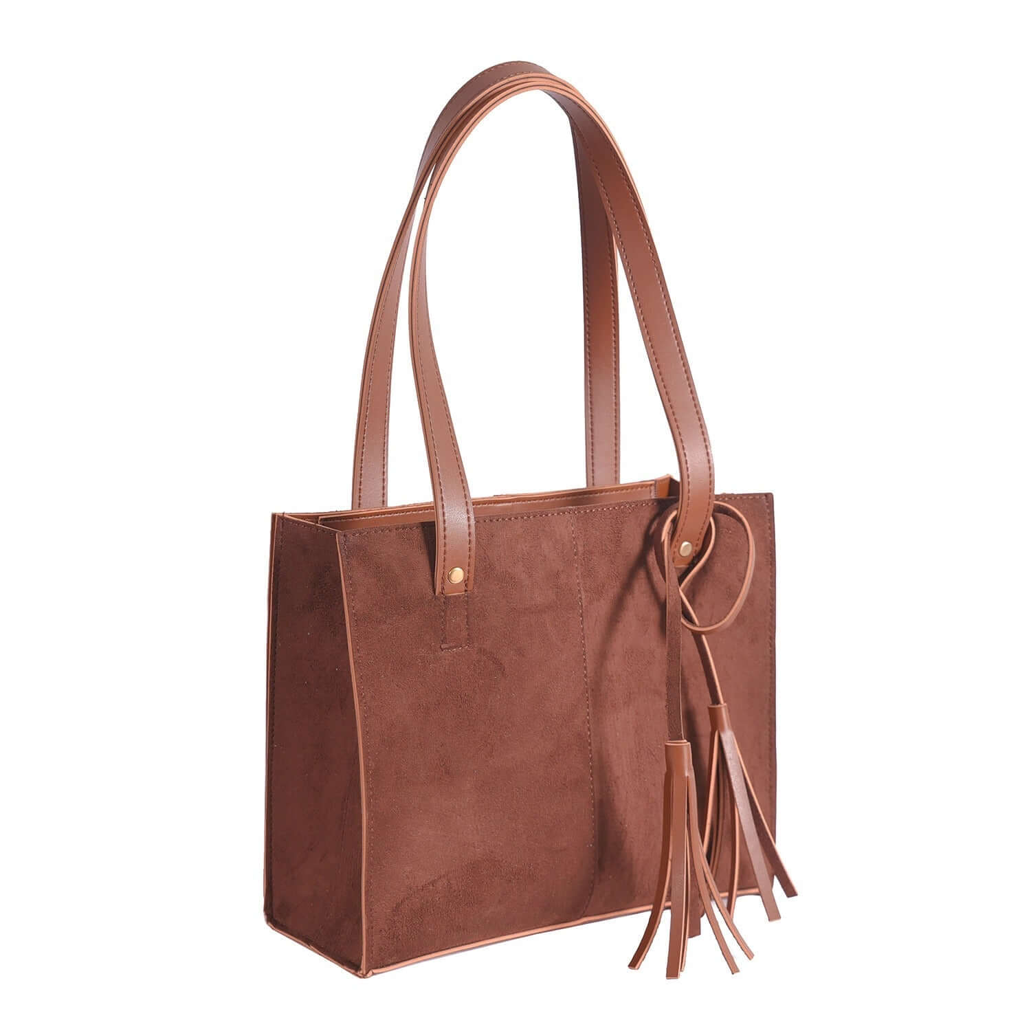 SUEDE BROWN BAG - Bag X