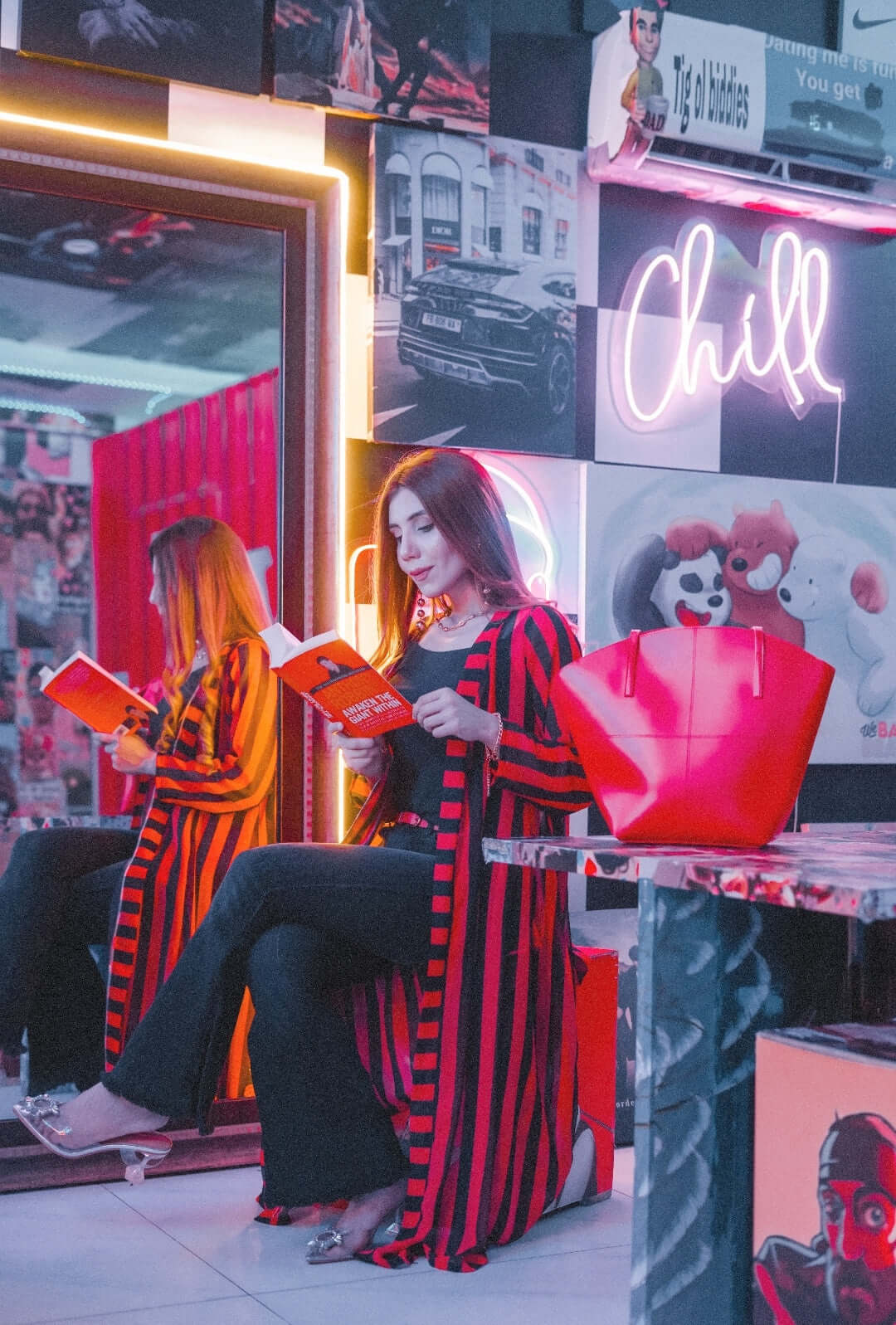 TOTE SHOULDER RED - Bag X