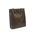 Long Crocodile Black women's tote bag in black by Bag X