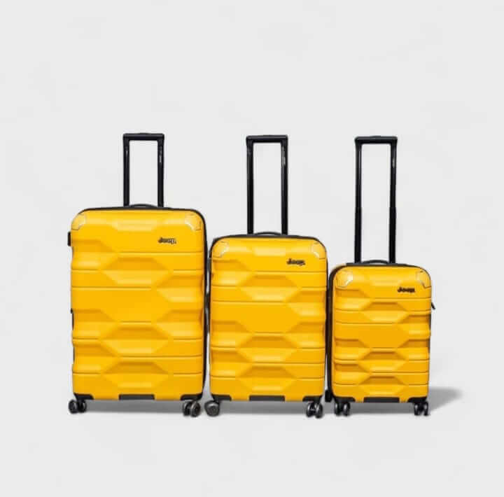 Jeep Hardside Expandable Luggage with Spinner Wheels Yellow - Bag X