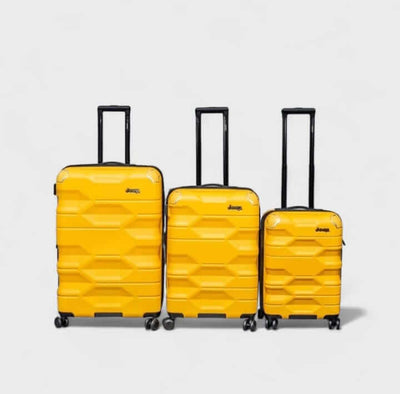 Jeep  Hardside Expandable Luggage with Spinner Wheels Yellow