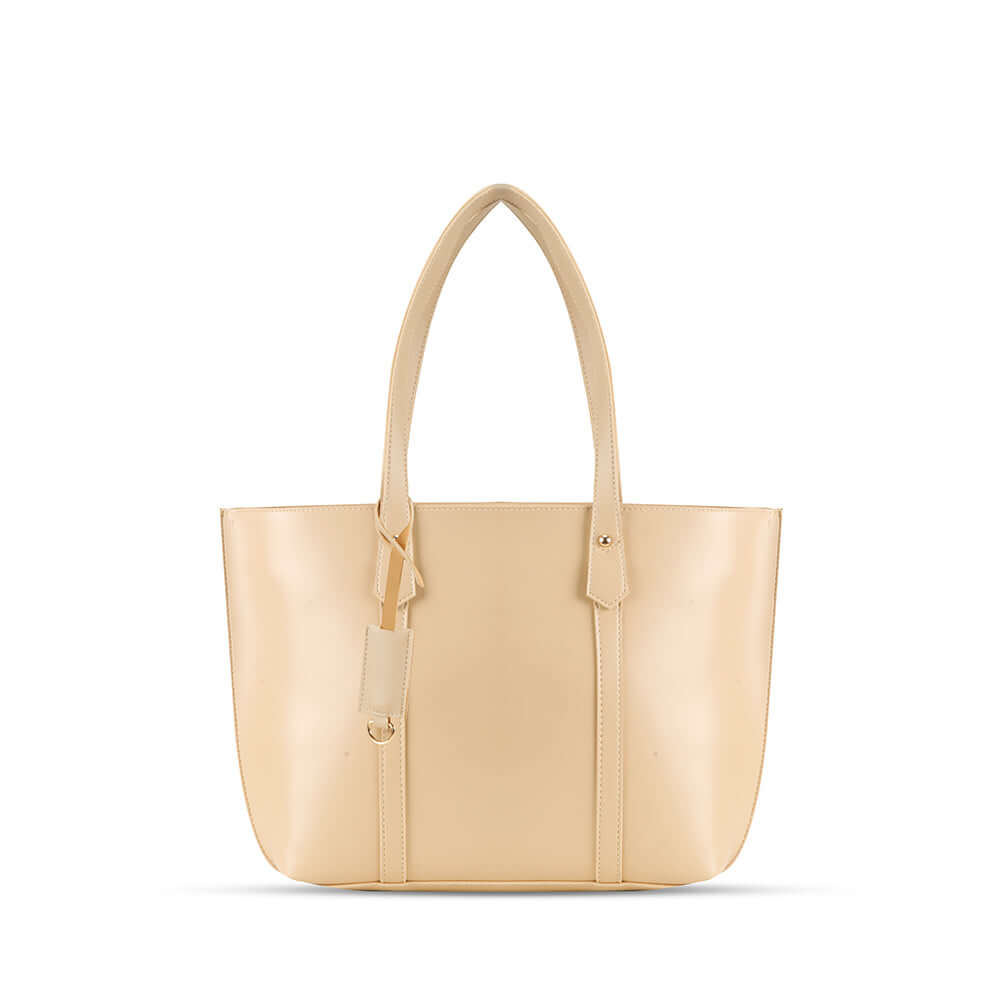 Jennifer Beige women's tote bag in beige by Bag X