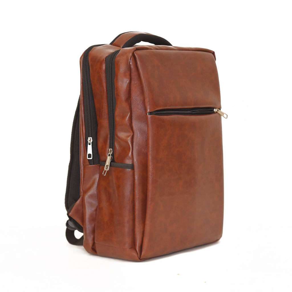 Laptop Bag Pack Choco Brown women's backpack in brown by Bag X