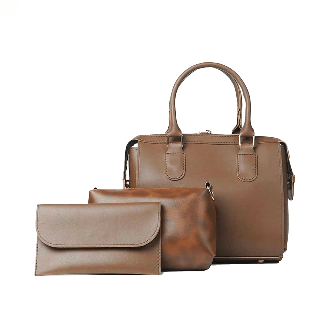 Roxy Brown women's shoulder bag in brown by Bag X