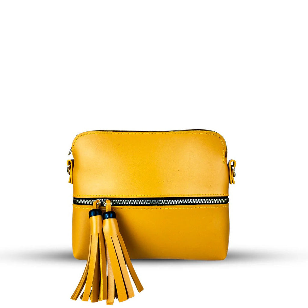 Mira Yellow women's crossbody bag in yellow by Bag X