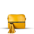 Mira Yellow women's crossbody bag in yellow by Bag X