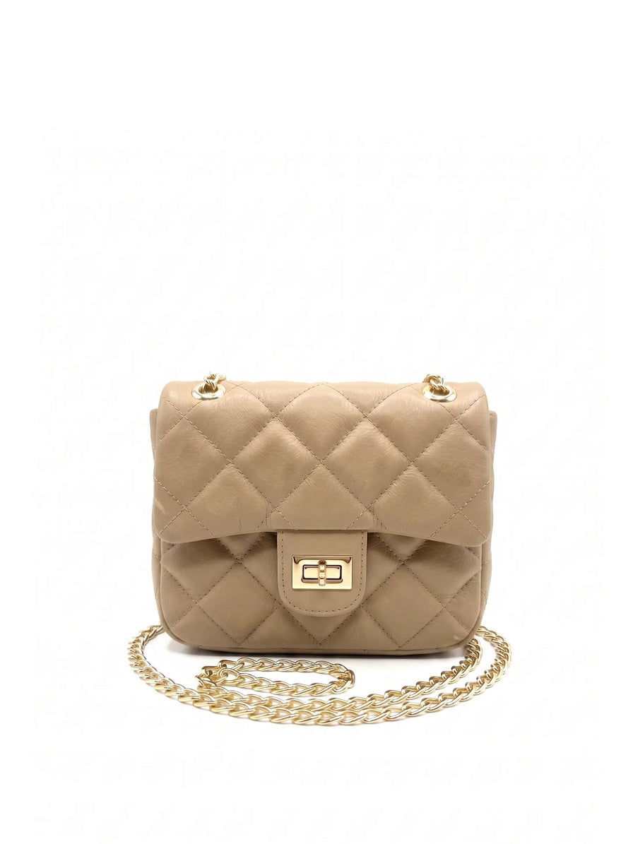 Nice Beige women's crossbody bag in beige by Bag X