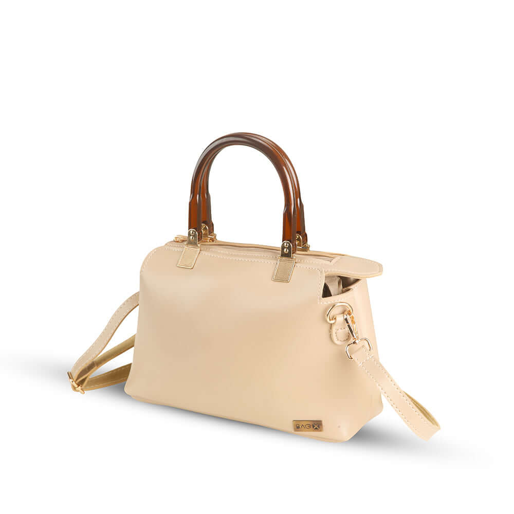 Orchid Beige women's crossbody bag in beige by Bag X